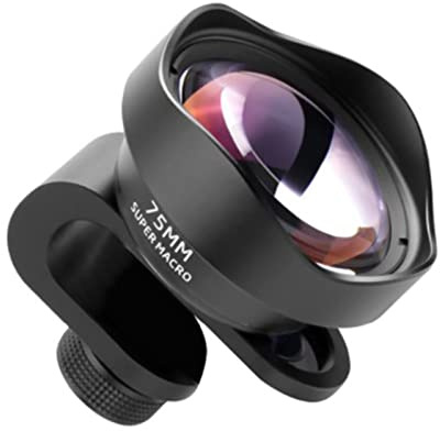Super Macro Cell Phone External Lens 75mm Telephoto Macro Lens 10X Maginification For Flower Jewelry 75mm Telephoto Macro Lens For Flower Jewelry