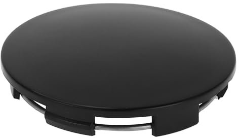 Partuto 1 Pc 68mm 2.68 Od - Cache-Moyeu De Roue De Voiture Universel - Couvre-Moyeu Auto Accessoires Automobiles Résistant Aux Rayures Antirouille - Plastique Durable Noir