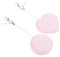 WATIIFUFU 2pcs Portable Screen Cleaning Tools Gentle Microfiber Wipers for Phones Eyeglasses Camera Lenses Includes Pink Heart Round Designs for Travel and Everyday Use