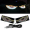 2Pcs Devil Eyes Lkw LED Augen für Lkw Teufelsaugen LED Auto Devil Eyes Auto Personalisiertes Leuchtschild Anzeigetafel Lustig und schräg 10 Beleuchtungsmodi USB-Schnittstelle (12×30cm)