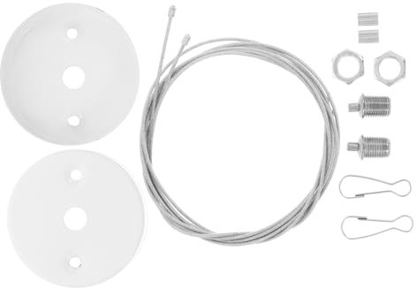 Luxshiny 2 Sätze Ketten -Spotlight -Accessoires Notlampenkette Evakuierungszeichen-Lichterketten Notlicht-Hängekette Lampenketten für Evakuierungsschilder Eisen Weiß
