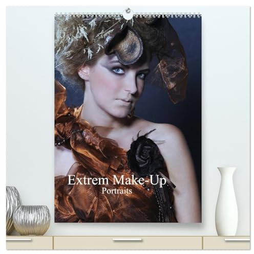 Extrem Make-Up Portraits (hochwertiger Premium Wandkalender 2026 DIN A2 hoch), Kunstdruck in Hochglanz: Extremes Make Up und schöne Gesichter (CALVENDO Menschen)