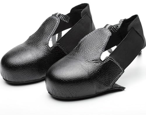 Scarpe da lavoro per tetti in metallo e scandole, struttura in acciaio e pelle, suole antiscivolo, durevoli e resistenti all'usura, per edilizia e lavori all'aperto (3,5-11, EU 36-46)