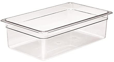 Cambro Pfannenset aus Kunststoff und Polycarbonat, transparent, 6 Stück