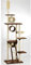 Silvio Design Katzen-Kratzbaum Mikesch, zweifarbig beige-braun, ca. 60x80x250 cm