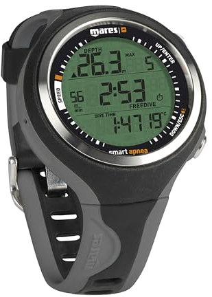 Mares Smart Apnea, Ordenador para Apneistas, Adulto, Negro/Gris
