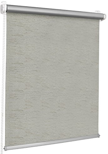 ROLLMAXXX Thermo Verdunkelungsrollo Klemmfix ohne Bohren (70 x 215 cm, grau Melange)