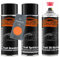 TRISTARcolor Motorradlack 2K Spraydosen Set für Kawasaki 17L Candy Burnt Orange Metallic Grundlack Basislack 2 Komponenten Klarlack Sprühdose