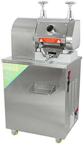 KuKoo Sugar Cane Press Juicer Electric Presser Sugarcane Stainless Steel Heavy Duty Commercial Catering Juice Extractor Machine