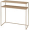 blomus Sideboard FERA | Nomad | 85L x 35B x 80H cm | Beistelltisch Beige | Konsolentisch aus Stahl für Flur, Wohnzimmer, Schlafzimmer, Büro