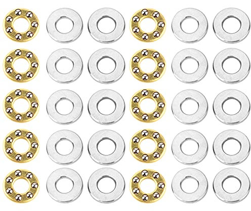 Miniatur-Druckkugellager mit Unterlegscheiben 3x8x3.5mm - 10 Stück