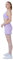Sportkind Mädchen & Damen Tennis, Hockey, Golf Basic Skort, Rock mit Innenhose, atmungsaktiv, UV-Schutz, Flieder, Gr. 158