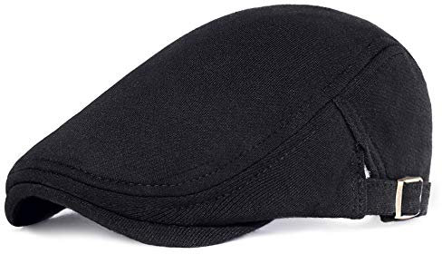 PORSYOND Herren Schirmmütze aus Baumwolle Schiebermütze Mann Baskenmütze Gatsby Newsboy Flatcap Herren Barett Cap