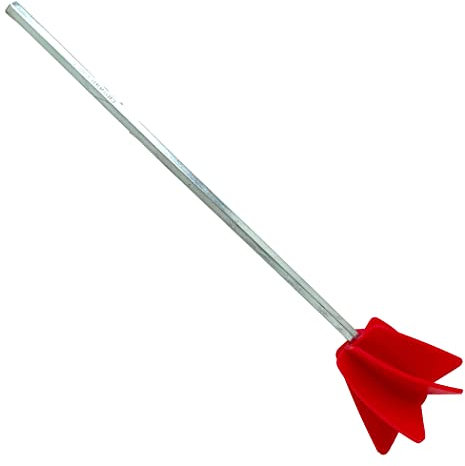 Edward Tools Paint Mixer Drill Attachment - Helix Mixer for 1 Gallon of Paint Epoxy, Resin, Silicone - Consistent Even Flow Stirrer Paddle - Works with all 3/8” and larger drills (1)