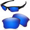 AOZAN ANSI Z87.1 Polarized Replacement Lenses Compatible with Oakley Flak Jacket XLJ OO9009-Capri Blue