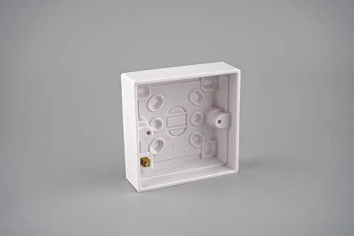 WK Electrical - Einzelfach-Unterputzdose (innen 25 mm, außen 28 mm) mit Erdung