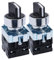 Taiss 2 pezzi Selettore Rotativo Mantenuta 2NO 3 Posizioni Selettore Rotativo 22mm 440V 10A XB2-20X/31