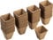 Meister Macetas de 8 x 8 cm – Práctico Set de 96 Unidades – de Pulpa de Papel – Biodegradable/Maceta/Maceta/Cultivo de Plantas / WU9968330