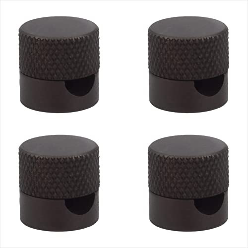 AMARCORDS - 4 Aluminium Deckenpins mit sichtbarer Kabelanpassung. Deckenbefestigung für Lampen und Aufhängungen. Farbe GLÄNZEND