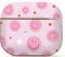 Berkin Arts Kompatibel mit AirPods Pro 1 Generation 2019 Hülle AirPods Case Ästhetisch Rosé Goldenes Hardcover mit Schlüsselanhänger Serielle Kunst Disco-Lächeln