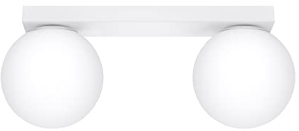 Sollux Deckenlampe Led – Deckenleuchte Wohnzimmer – Led-lampen Deckenlampen – Lampen Wohnzimmer – Glühbirne Nicht im Lieferumfang Enthalten – Wohnzimmer Deckenleuchte YOLI 2 Weiß - G9-Fassung