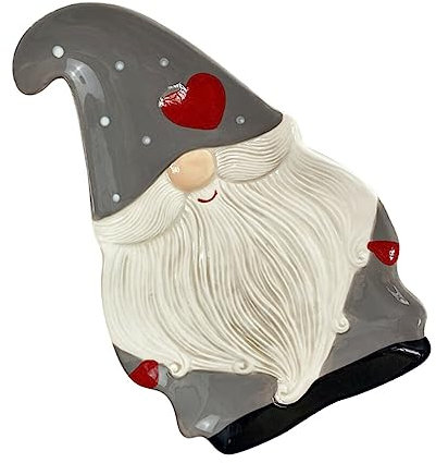 LABRIMP 1 Pc piatto di Babbo Natale Svendita piatti natalizi piatti di in ceramica posate vassoio per alimenti piatto natalizio piatto di ceramica natalizio verdura