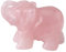 1.5 Zoll Kristall Elefantenfiguren, Healing Geschnitzte Elefanten Tier Figur Statue Ornament, Natürliche Handgeschnitzt Kristall Elefant Figuren, für Hauptdekoration Innenausstattung, Rosenquarz