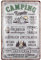 Nostalgic-Art Retro Blechschild, 20 x 30 cm, Camping-Regeln – Geschenk-Idee für Camping-Fans, aus Metall, Vintage Design mit Spruch, Blechschilder Sprüche
