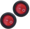 3X Interrupteur A Bascule Bipolaire ON OFF Rouge 3 Broches 220V