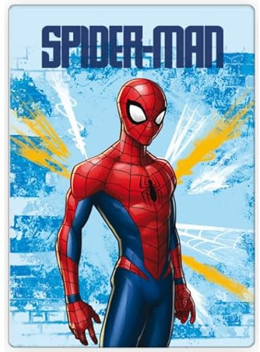 Marvel Spiderman Fleece Blanket Super Soft Blanket Throw Bed Accessories 140 x 100 Sofa Throw Bed Blankets Gift for Kids