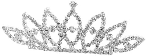 Ipetboom Tiara Diadem Mit Strasssteinen Haarband Krone Für ädchen Festliche Kostümaccessoires Glitzer Haarschmuck Für Partys Und Besondere Anlässe