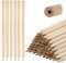 LEKEFETO 200 Stück Bleistift HB Holz Bleistift 17.7cm*0.7cm Naturholz Holzbleistifte, Bleistifte Kinder, HB Bleistift Set, Graphitstifte für Kinder Schüler Büro Schulmaterial (Runden)