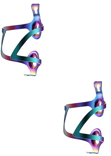 HANABASS 2 Stücke Flasche Käfig Aluminium Flasche für Fahrrad Trinken Flasche für Straße und Falten