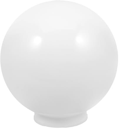 Zerodeko Pantalla De Globo Esmerilado Bola De Cristal Redonda Blanca Pantalla De Lámpara De Burbujas Lámpara Colgante De Esfera De Ópalo Pantalla De Luz Colgante De 20Cm