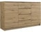 roe furniture Kommode mit 4 Schubladen & 2 Schränke - Modern Schubladenschrank - Komodenschrank - Schubladenkommode 140 cm Breit - Artisan
