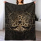 Kuscheldecke Wikinger-Mythos Flauschige Plüsch BettDecke, Extra Weich & Warm, Wohndecke Flannel Fleece Decke Als Sofadecke & Couchdecke（100×130cm）
