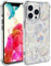 Wihytec Beach Shells Phone Case for iPhone 11 Seashells Cover Clear Phone Case with Four Corner Reinforced Shockproof Girly Women Phone Cover Transparent