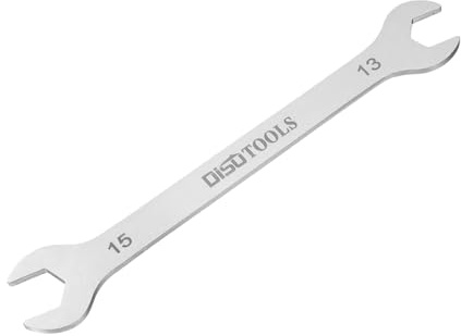 QUARKZMAN Doppel-Maulschlüssel 13mm x 15mm, Schraubenschlüssel Gabelschlüssel Sandstrahlen 3cr13 Edelstahl, Offener Ringschlüssel für Haushalts und Allgemeine Reparaturen