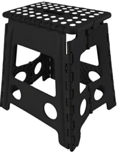 Klapptritt 40 cm klappbar – Rutschfester Klapphocker für Haushalt & Bad