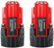 2X 12V 3.5Ah Replacement Battery for Milwaukee M12 Li-ion XC Battery 48-11-2401 48-11-2402 48-11-2411 48-11-2420 48-11-2440