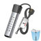 Electric Water Heater,2500W Immersion Water Heater Electric,Household High Power Submersible Pool Bathtub Heater,Auto Shutoff,Bucket Heater with Digital LCD Thermometer for Home Camping Bath Pool