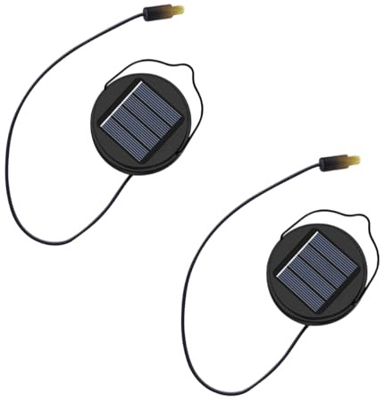 Solarleuchten Ersatzteile, 8.5cm 1.2V 600mAh Solar Kronleuchter Ersatz, LED Solarpanel Ersatzteile Wasserdichte für Solarlaterne Solarlampen Solarleuchte Solar Laterne Lichter Gartenleuchten DIY (B)