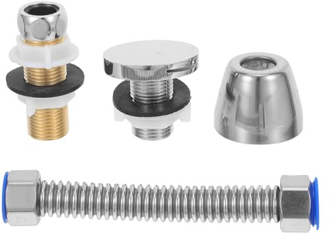 Levemolo Automatic Urinal Flushing Port Kit with Antisplash Head for Home Use, Copper and Stainless Steel Material Featuring Water Saving Technology and Clog Resistant Design
