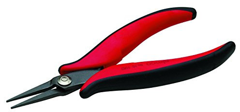Cimco 101082 Mikro-Elektronik-Spitzzangen Backen gerade, gezahnt, 1,2 mm breit 152 mm