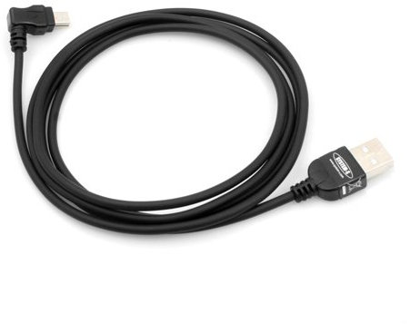 System-S Mini USB Kabel Datenkabel Ladekabel mit 90° Winkelstecker 90 Grad gewinkelt 100 cm
