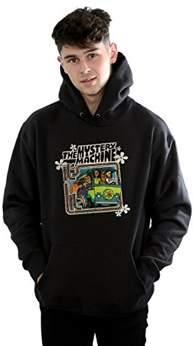 Scooby-Doo! Men's Mystery Machine Hoodie Medium Black