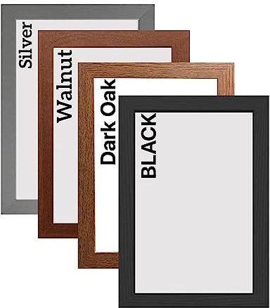 A1,A2,A3,A4,A5,A6 MODERN PICTURE/PHOTO/POSTER FRAMES (SILVER, 40x50cm)