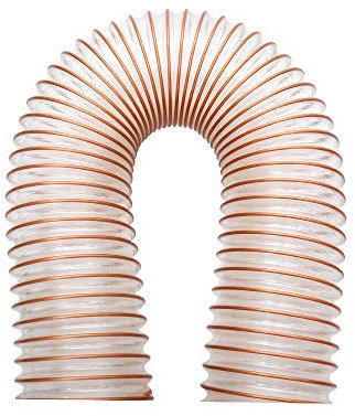 tanstool - Tubo flessibile di canalizzazione in poliuretano, 50 mm, ID lunghezza 3 m, spessore 1,5 mm, tubo in poliuretano, completamente antistatico