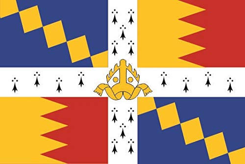 U24 Aufkleber Birmingham City Flagge Fahne 8 x 5 cm Autoaufkleber Sticker