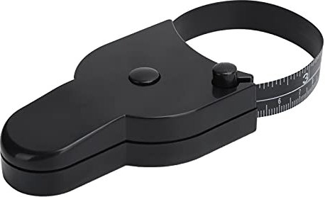 150 Cm Körpermessband Weiches Einziehbares Maßband Kopf Hüften Beine Taille Messgerät für Männer und Frauen Fitness und Gewichtsverlust (Schwarz)
